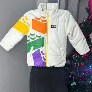 Adidas X Classic LEGO Winter Padded Jacket White  Kid's Size 2T
